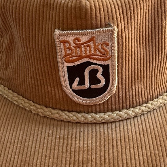 NWOT Vintage Banks Corduroy Rope Hat Brown Imperial Caps Denver NEW Unworn - Picture 8 of 8